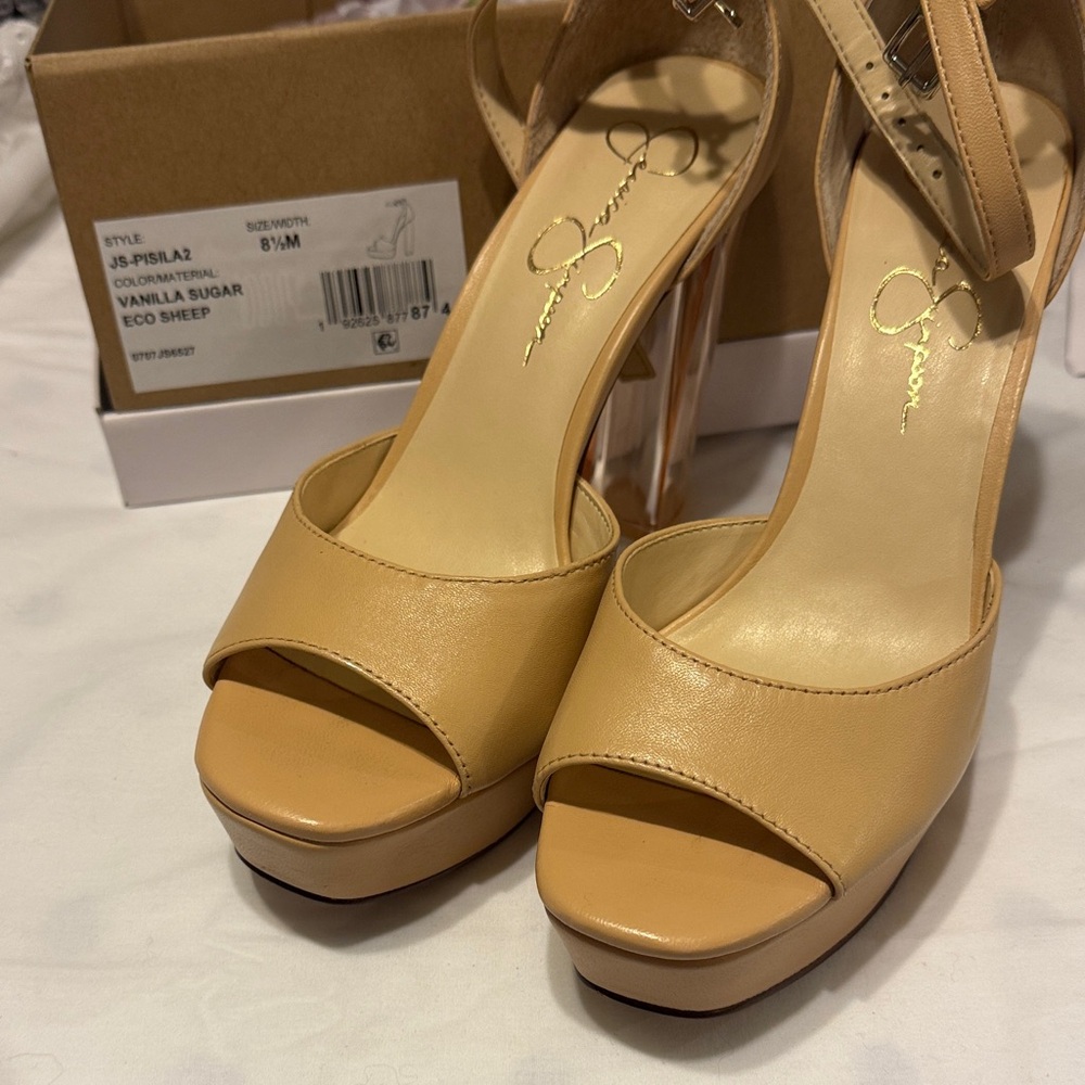Jessica Simpson Vanilla Sugar Platform Heels